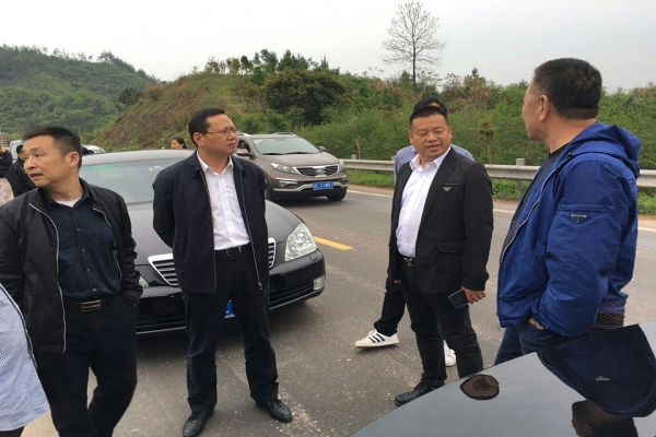 4.14蓮都區領導赴現場調研，關心支持公司發展后勁